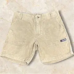 SILAS サイラス コーデュロイ ハーフパンツ ベージュ ショートパンツ 古着のサムネイル