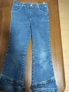 フレアデニムパンツ 120cm