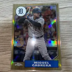 topps chrome ミゲル　カブレラ　インサート