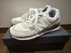 New Balance ML574EVW ホワイト スニーカー