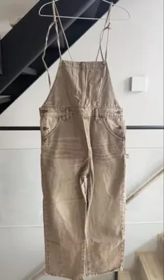 Whim Gazette オールインワン カラーデニムオールインワン キャメルのサムネイル