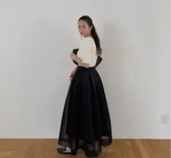 CLANE SHEER RUSSELL VOLUME FLARE SKIRTのサムネイル