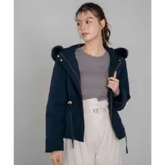 ノエラ　中綿ドロストコート
