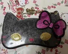 お値下げしましたレア⭐︎ USJ限定　ハローキティ 黒猫型パスケース