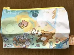 リラックマ バラエティーコレクション ポーチ ブルー ガチャ カプセルトイ