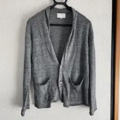 【LINIFICIO/グリーンレーベルリラクシング/ S/薄手カーディガン/麻】