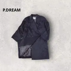 P.DREAM カシミヤ100% イタリア生地 日本製 ダブルチェスターコートのサムネイル