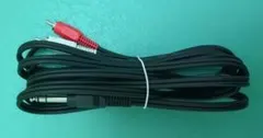 オーディオ変換ケーブル RCA/ピンプラグ赤白-ステレオ6.3mm標準プラグ3ｍ