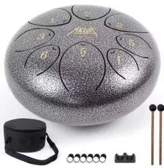 Ohuhu スリットドラム 打楽器 12インチ 13音 Cメジャー タングドラム