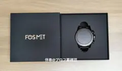 FOSMET R1 スマートウォッチ ブラック
