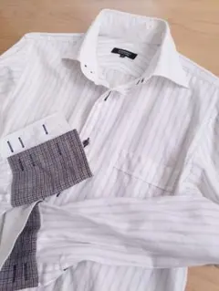 BURBERRY BLACK LABEL M ストライプシャツ 39