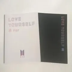 BTS(防弾少年団) LOVE YOURSELF 特典ノート 2枚セット
