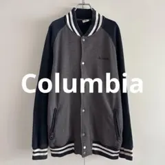 コロンビア スウェットスタジャン L スナップボタン 裏起毛 アウトドア 古着