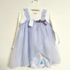 【新品】petit main エルサ　100cm ワンピース
