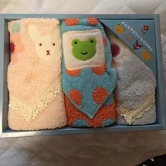動物モチーフ タオルセット 3枚