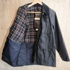 Mint 80s Barbour bedale c36　ネイビー