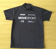 MVSP MOVE SPORT モックネックTシャツ 黒