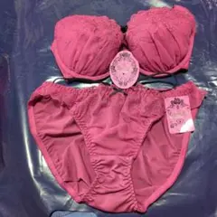 Glamorous ピンク ブラジャーショーツセット E65　Mサイズ　A-1