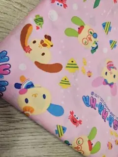 廃盤 レア 付録 サンリオ ウサハナ カットクロス ラメ入り 40×27