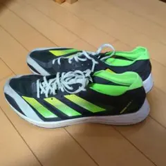 ADIZERO陸上スパイク25cm幅跳び ブラック ネオングリーン adidas ADIZERO陸上スパイク25cm幅跳び ブラック ネオングリーン