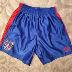 FC東京 umbro ショートパンツ 青/赤 140