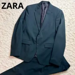 【美品】 ZARA ザラ スーツ セットアップ グリーン 緑