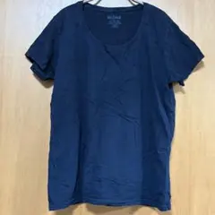 GILDAN レディース 半袖Tシャツ ブラック黒【 Lサイズ】シンプルTのサムネイル