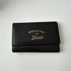 【値下げ】Gucci 黒 レザー キーケース