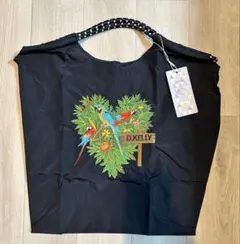 d.kelly 刺繍エコバッグ オウム