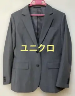 UNIQLO テーラードジャケット グレー Lサイズのサムネイル