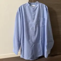 ワイシャツ 『イージーケア』エクストラルーズオックスバンドカラーシャツ M