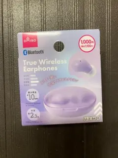 新品未使用 Daiso TWS006 ワイヤレスイヤホン パープル