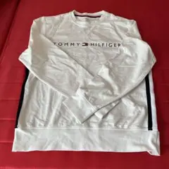 TOMMY HILFIGER ホワイト トレーナー Lサイズ