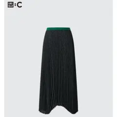 【UNIQLO：C/ユニクロ：シー】ドットプリントプリーツスカート/水玉