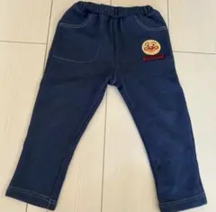 アンパンマン デニム風 ニットパンツ 95cm ズボン ストレッチ 通年