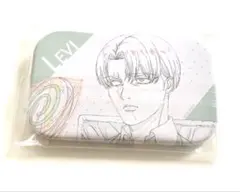 進撃の巨人　リヴァイ　原画スクエア缶バッジコレクション