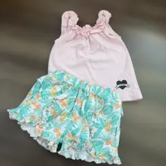ANAP ピンクタンクトップとショートパンツセットのサムネイル