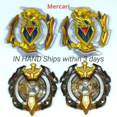 ゼットアキレス 聖剣 エクスカリバー 獄炎　ベイブレードバースト レイヤー4個