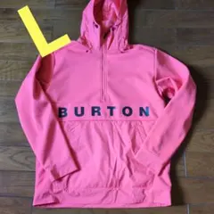 バートン　クラウン ウェザープルーフ プルオーバー　L　サーモンピンク