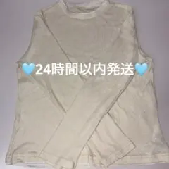 SHEIN ワッフル 長袖カットソー オフホワイト 13-14Y