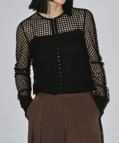 todayful / Mesh Shirring Cardiganのサムネイル