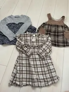 tete a tete チェック柄 トップス 90 ほか