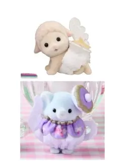 シルバニアファミリー　ゾウの赤ちゃん　ヒツジの赤ちゃん　2体セット
