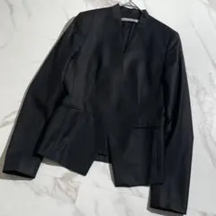 美品✨ セオリーリュクス ノーカラージャケット ブラック 36