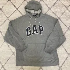00s OLDGAP 紺タグ　フード付きパーカー ビッグロゴ　y2k