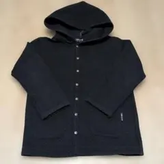 COMME CA ISM ブラック キルティングジャケット M