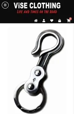 ViSE CLOTHING バイスROD BENT Key Hook