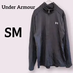 Under Armour【SM】ハーフジップ トップス ブラック/黒 長袖