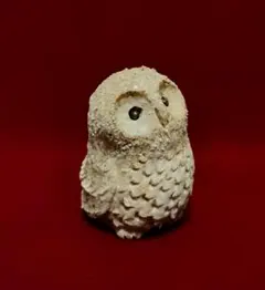 マラカイト　孔雀石　ミミズク　フクロウ　置物　石製　石彫り マラカイト 孔雀石 ミミズク フクロウ 置物 石製 石彫り