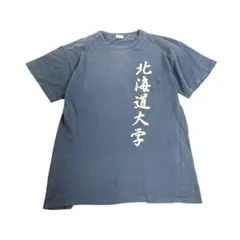 ヴィンテージ　Tシャツ　カレッジ　北海道大学　90s フェード　古着　8bのサムネイル